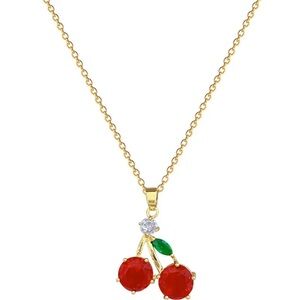 🍒Cherry Pendant Gold Plated Necklace 🍒
Fashion Jewelry for Women’s